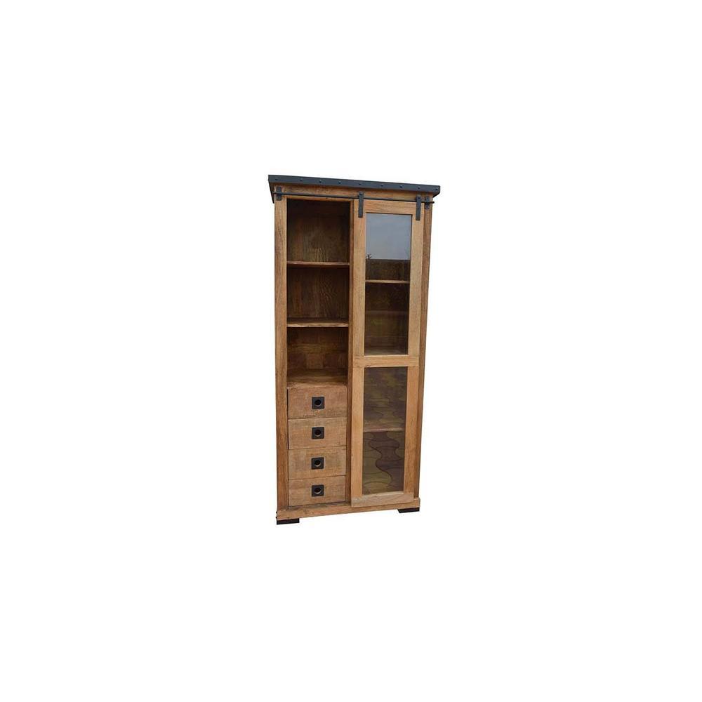 Bergman Solid Wood Bookshelf In Barn Finish