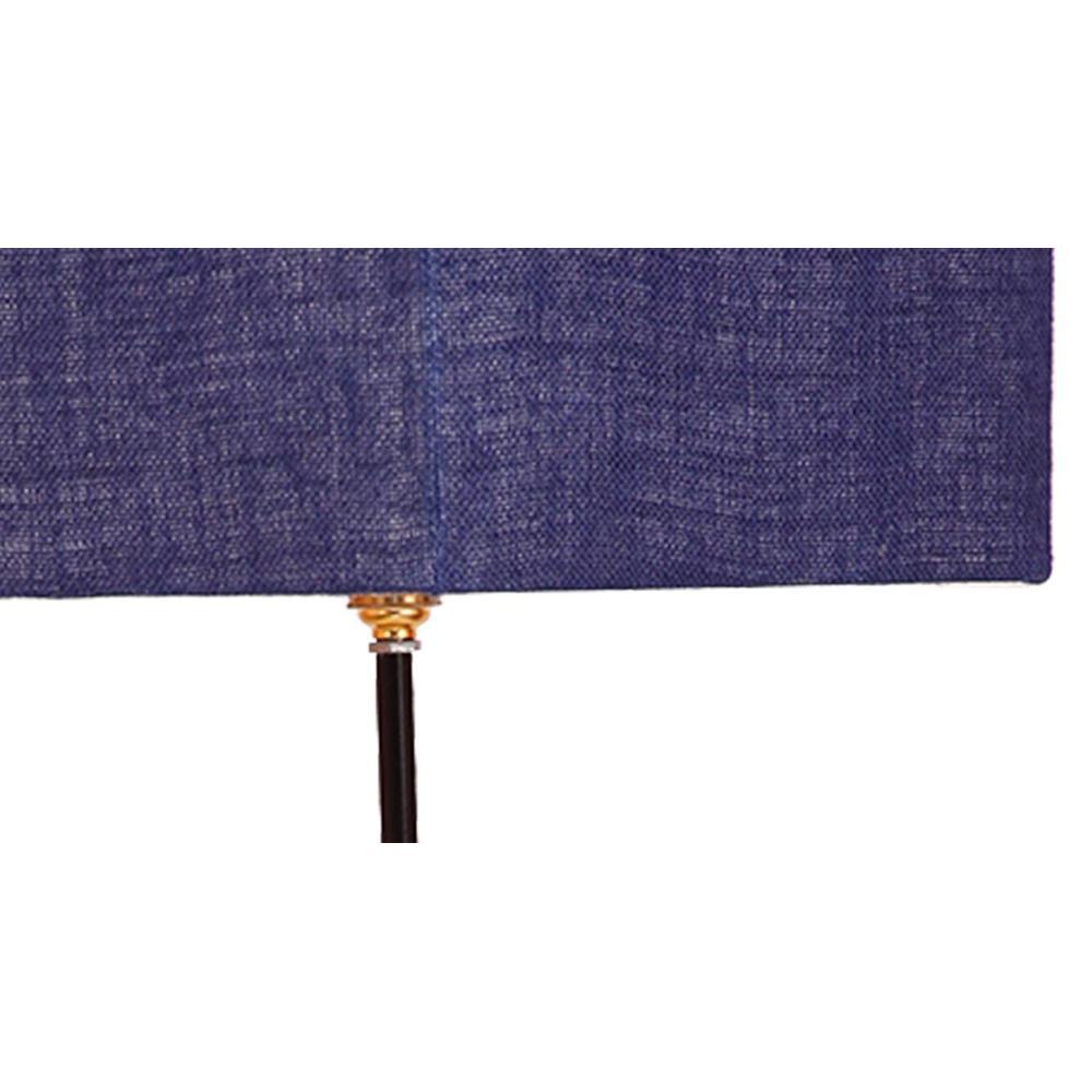 Elin Blue Cotton Shade Floor Lamp