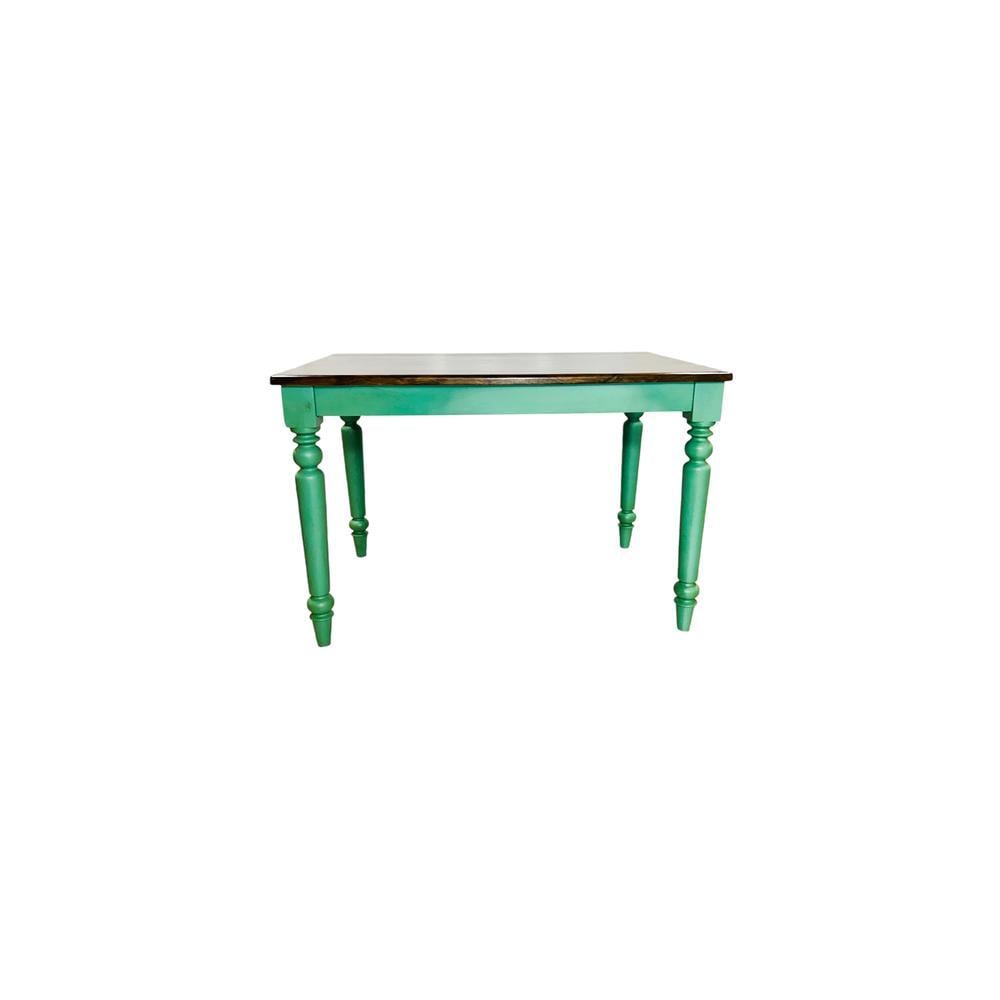 delma solid wood  4 seater Dining table in  Provincial Teak