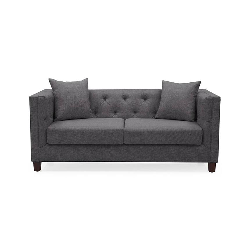 Windsor Essential 2 Seater Fabric Sofa in Steel Colour