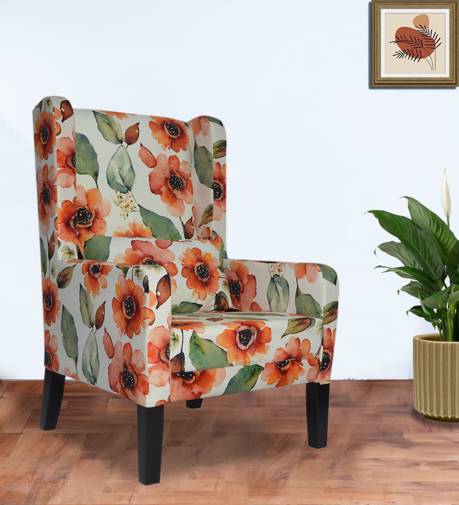 Breeze Wing Back Chair in Multi Colour