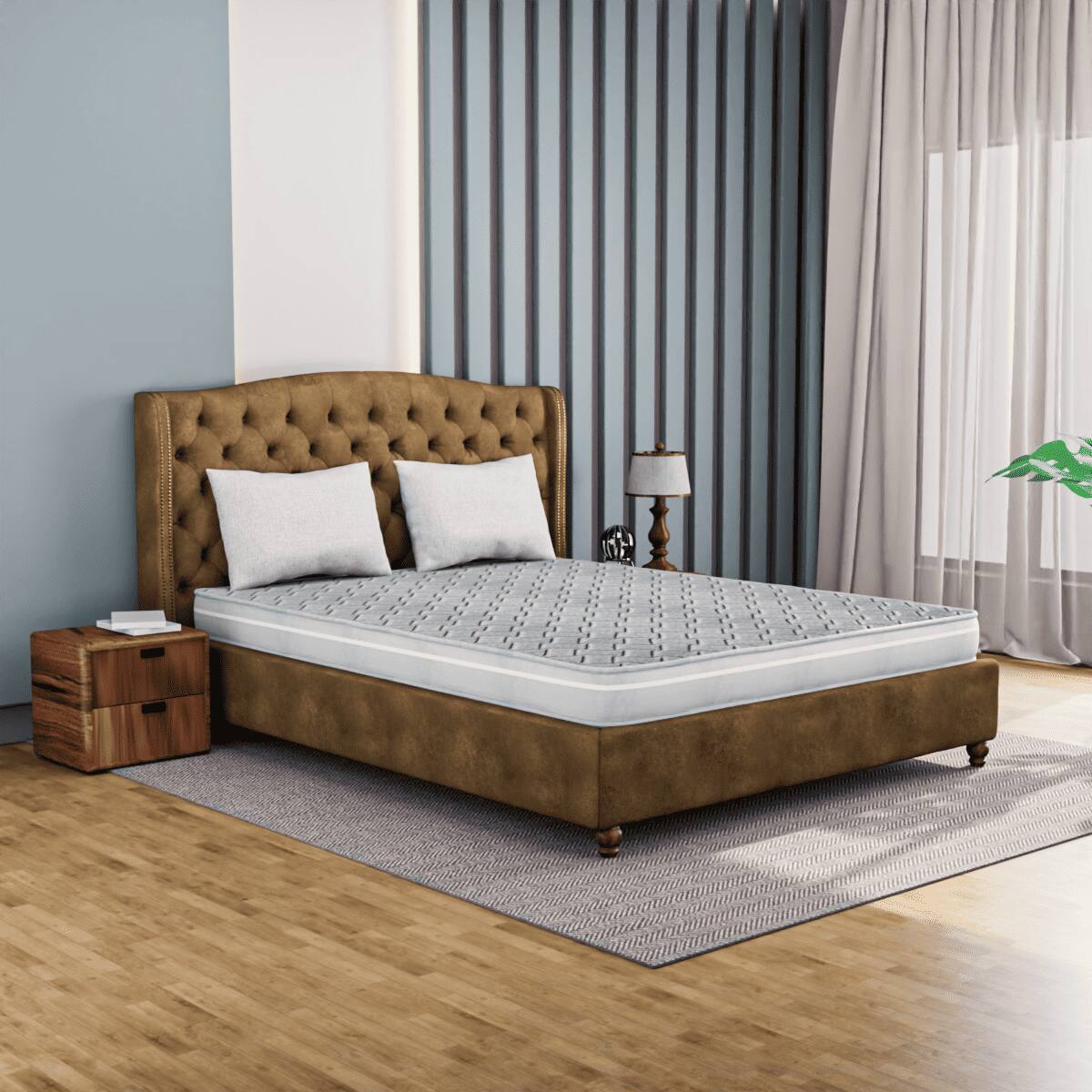 Drilled Air Cool Luxury Bond Latex King Mattress 84 X 72 8 Inches