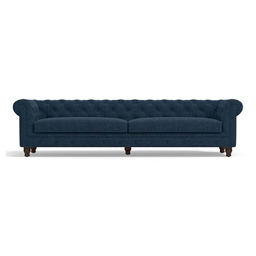 Winchester Premium 4 Seater Fabric Sofa in Indigo Blue Colour