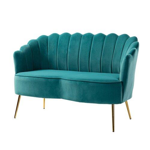 Ukraine Fabric Sofa (Blue)