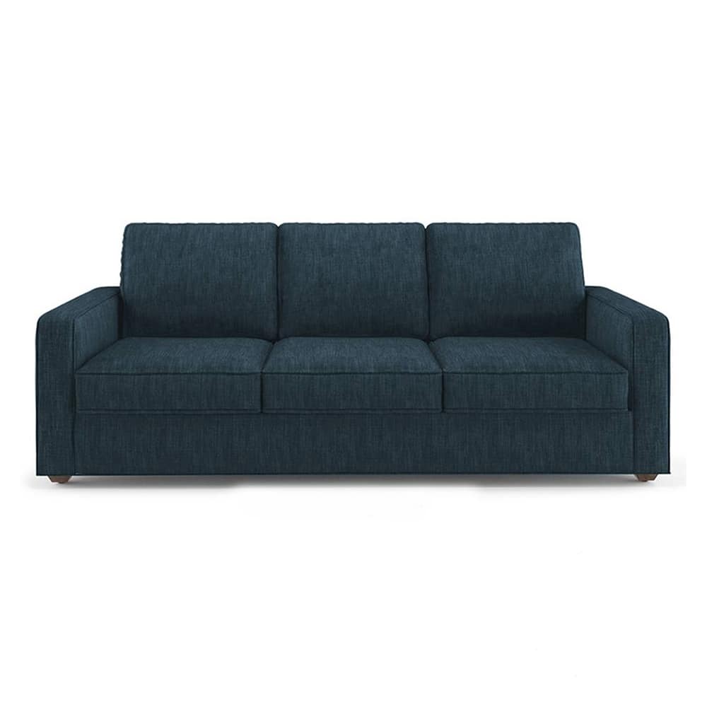 Apollo Compact Sofa Set (Colour : Indigo Blue, Cushion : Soft, Back Type : Regular, Seater : 3+1+1) - Urban Ladder