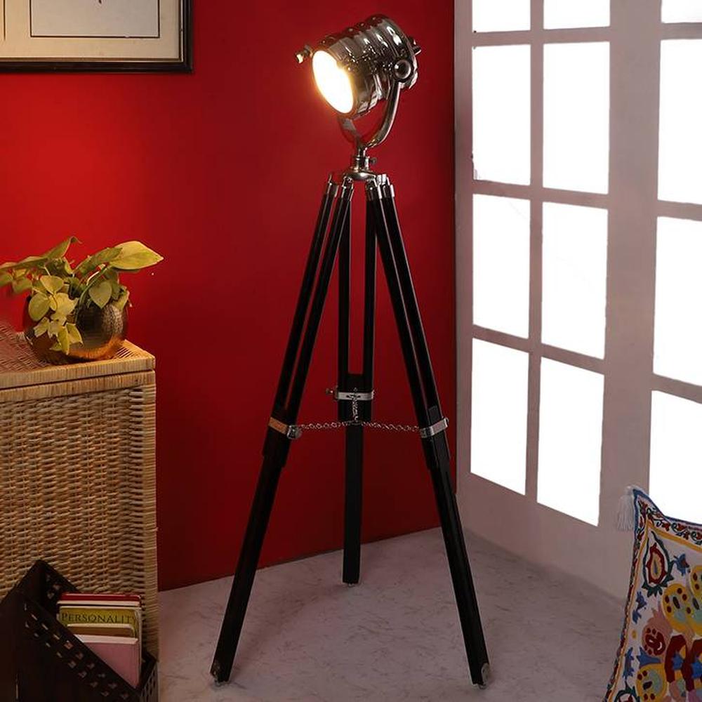 John Nickle Metal Shade Floor Lamp