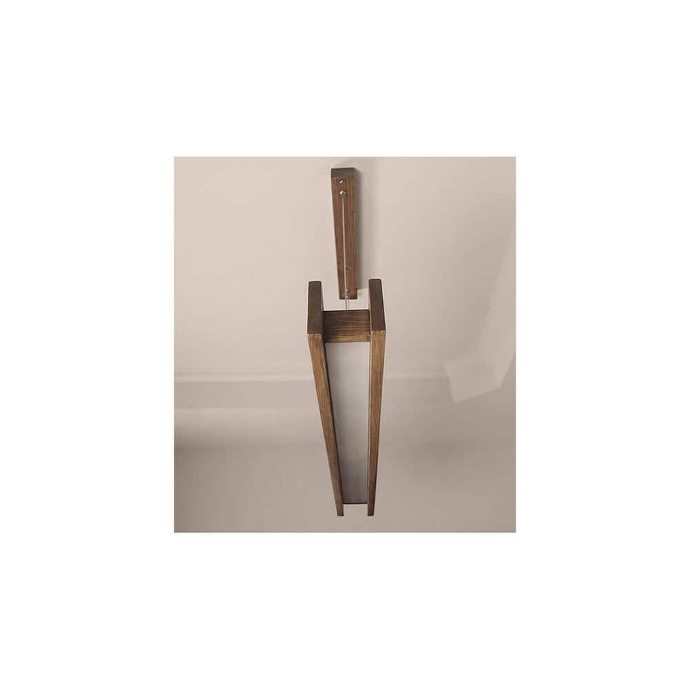 Synergy 48 Brown Solid Wood Single Hanging Light