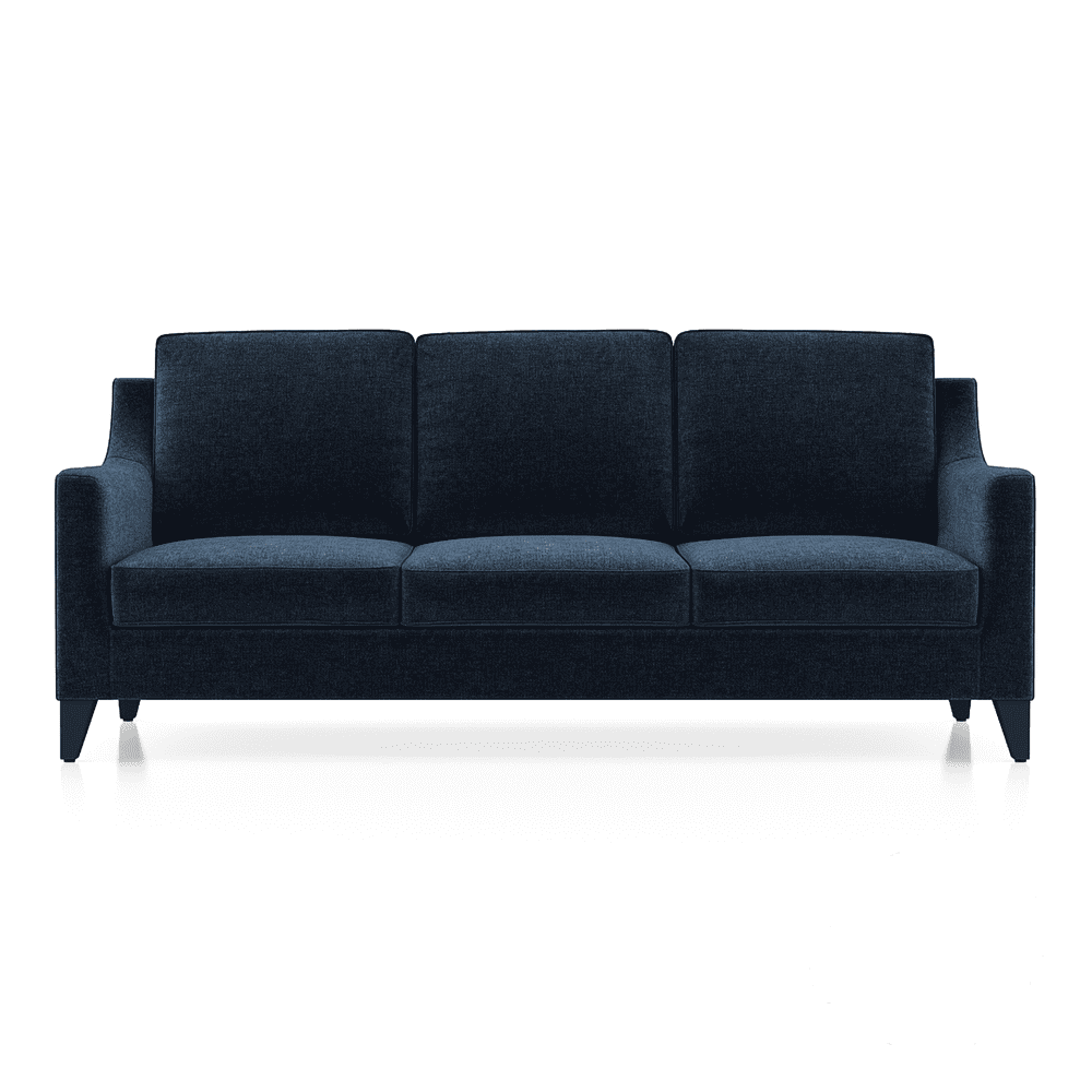 Abbey 3 Seater Fabric Sofa in Cobalt Colour