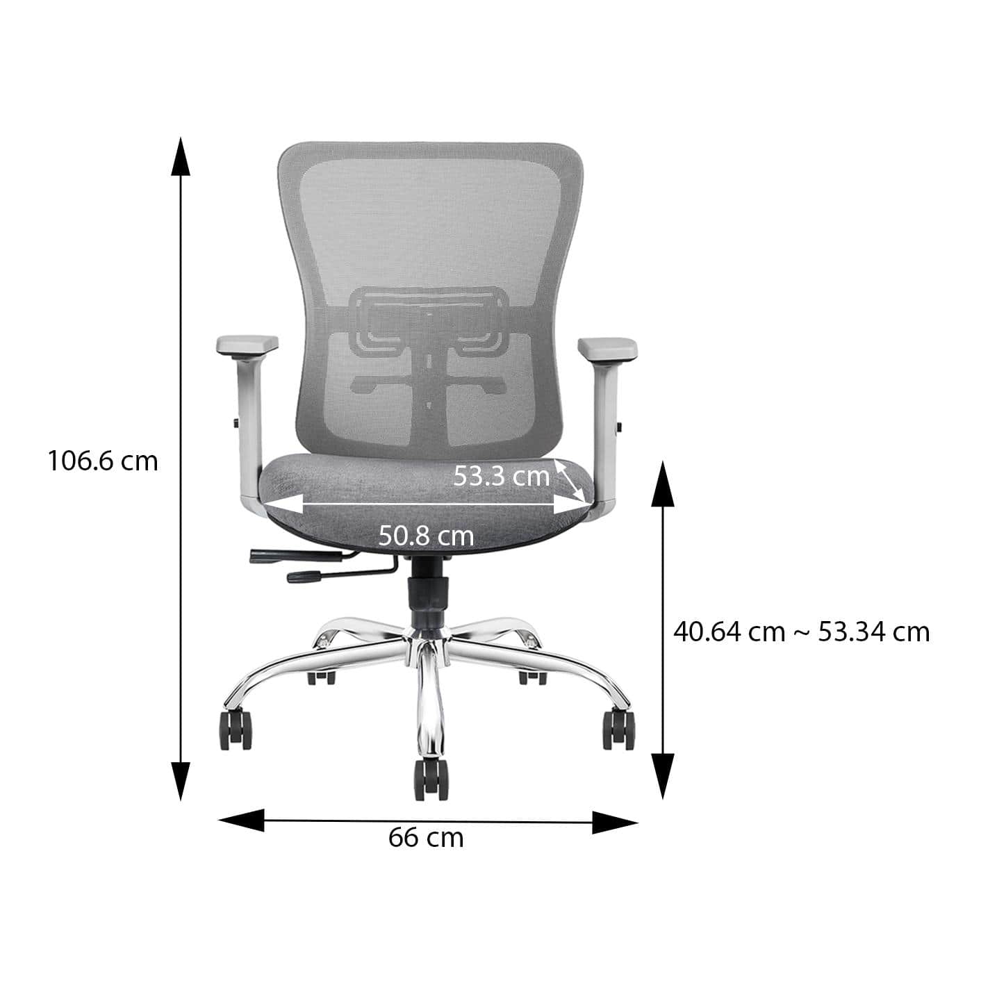 Blyton Revolving chair MB Grey