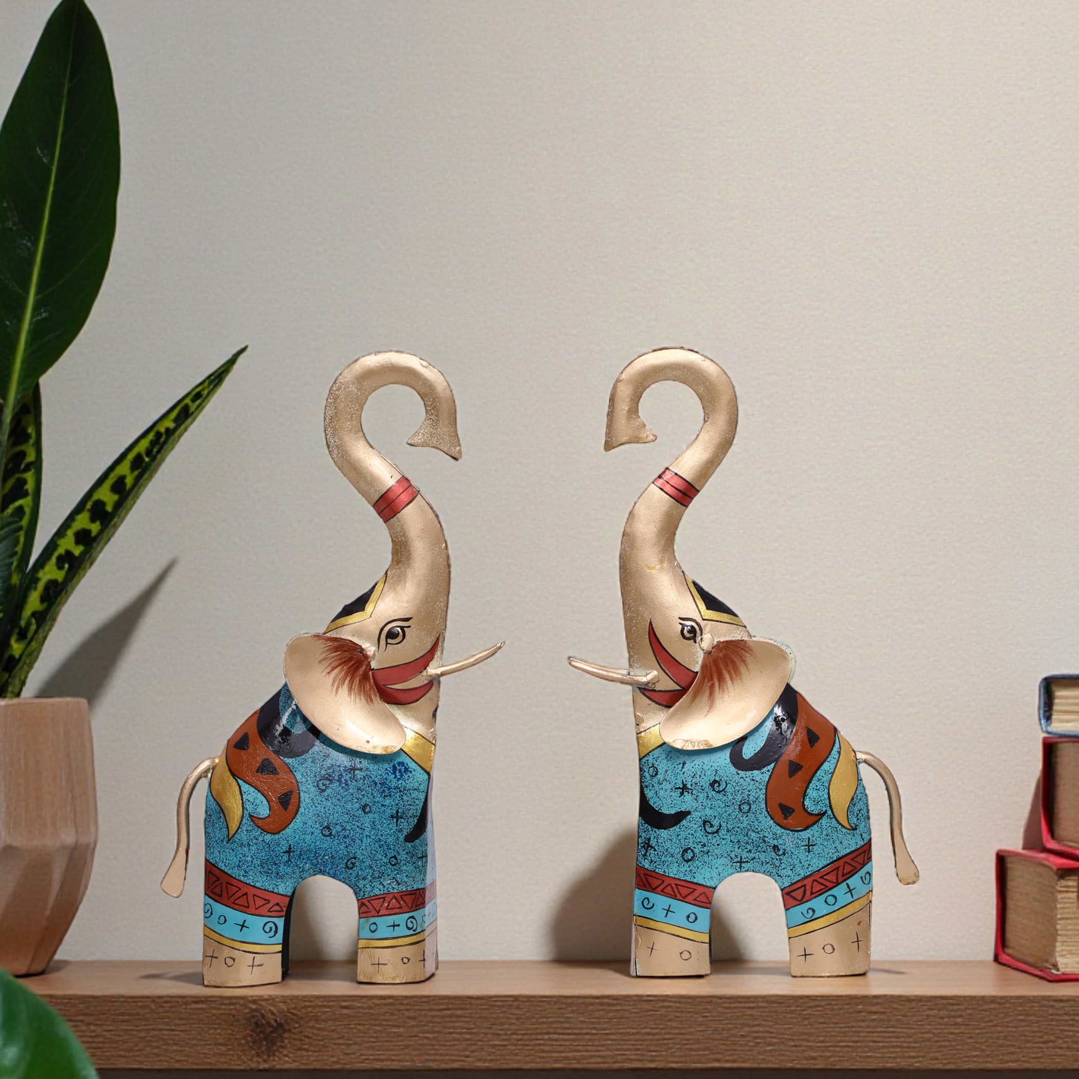 Myron Metal Showpiece in Multicolor - Vedas