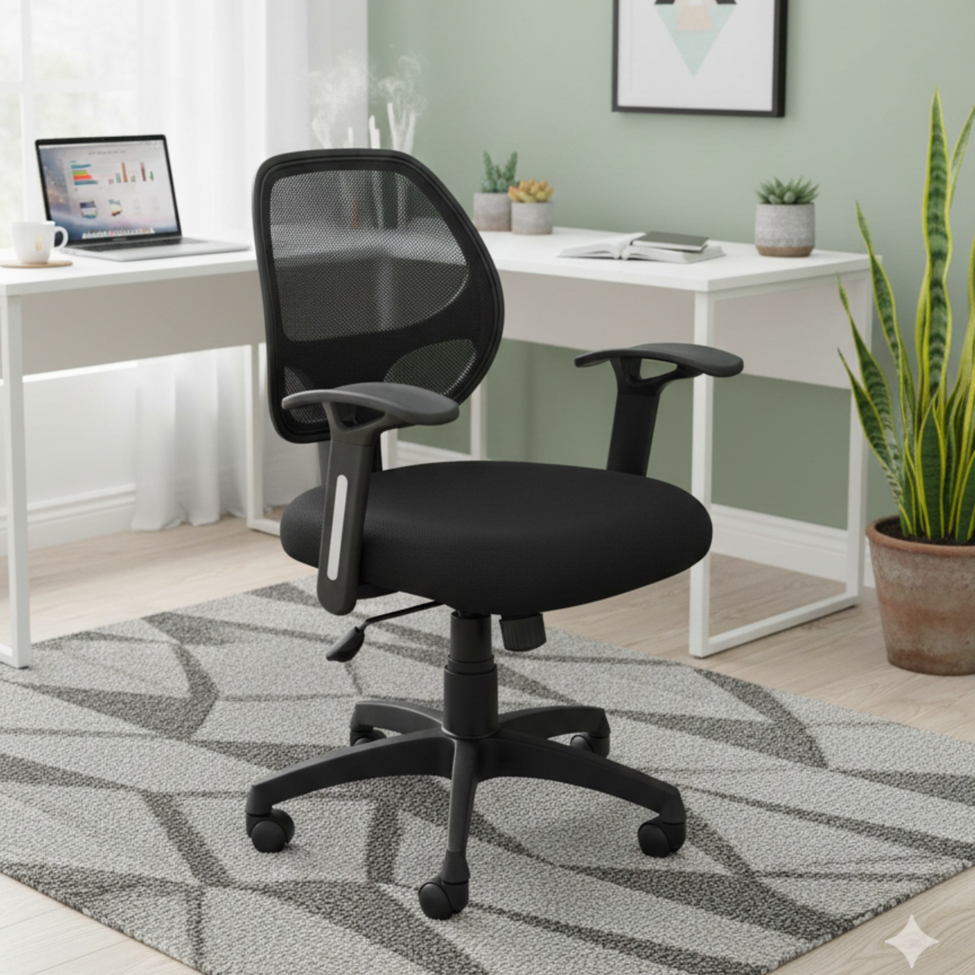 Classic Ergonomic Office Chair In Black