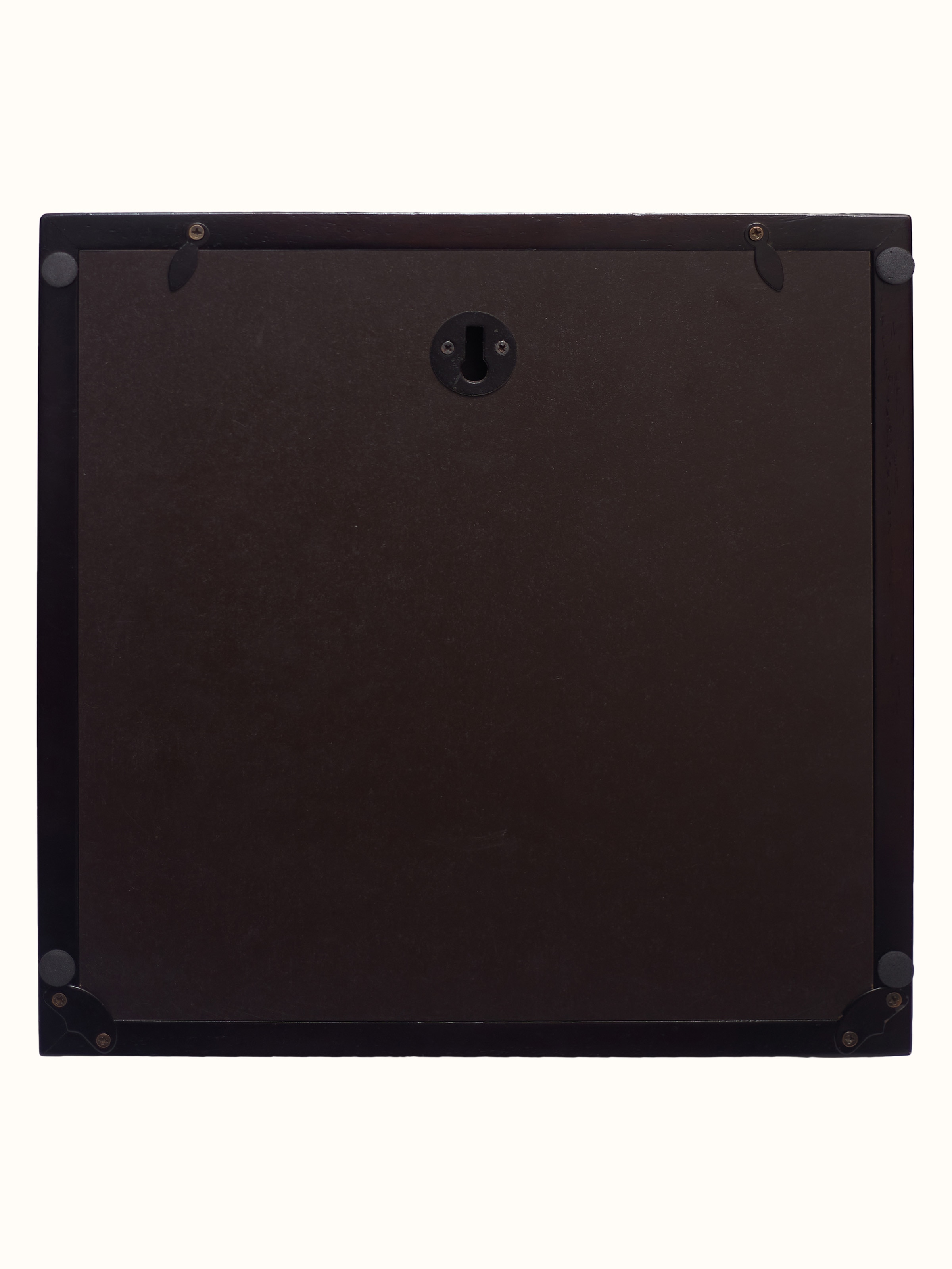 Back view of Blue Pottery Ceramic Wall Clock