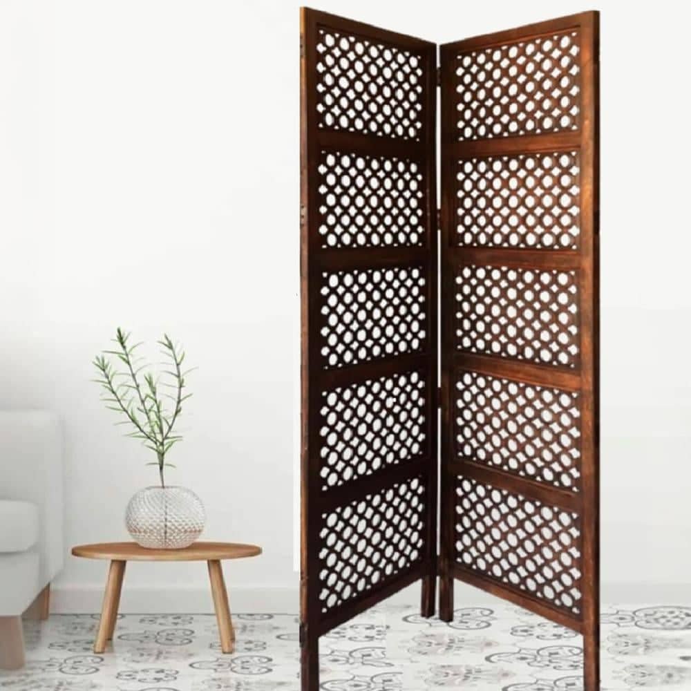 Beverly Solid Wood 4 Panel Room Divider