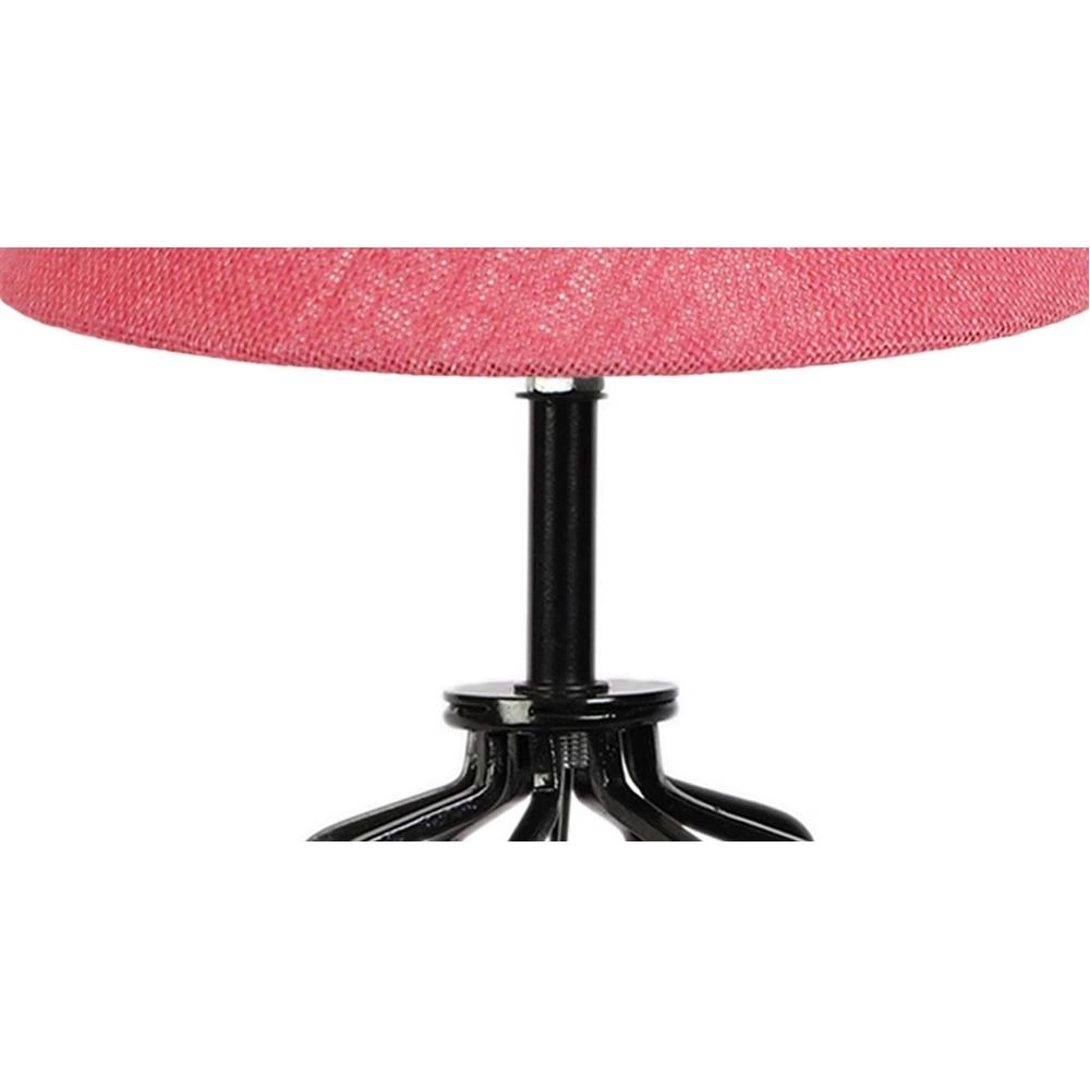 Wynter Pink Jute Table lamp with Iron Base