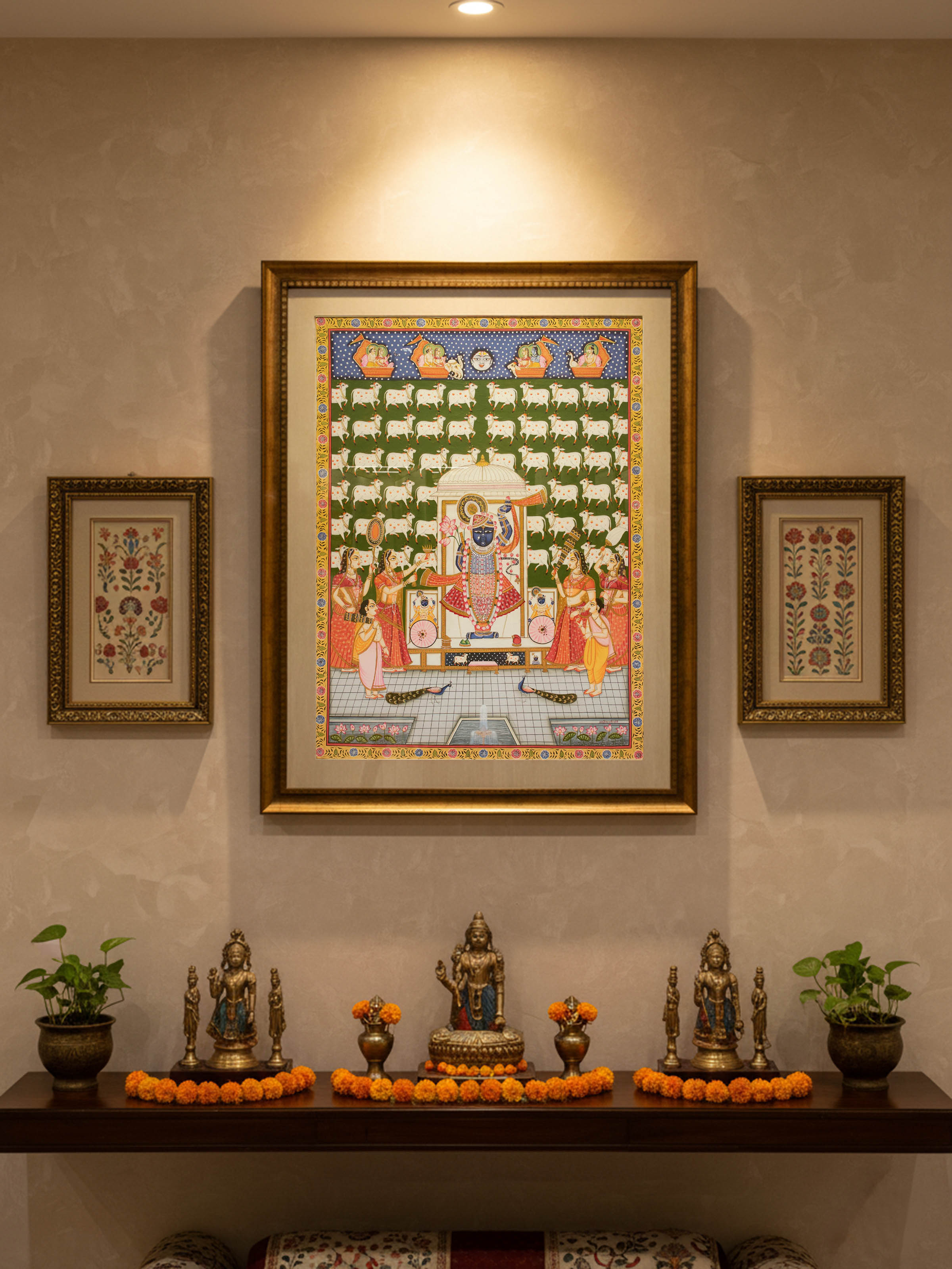 Shrinathji Aarti Pichwai Painting