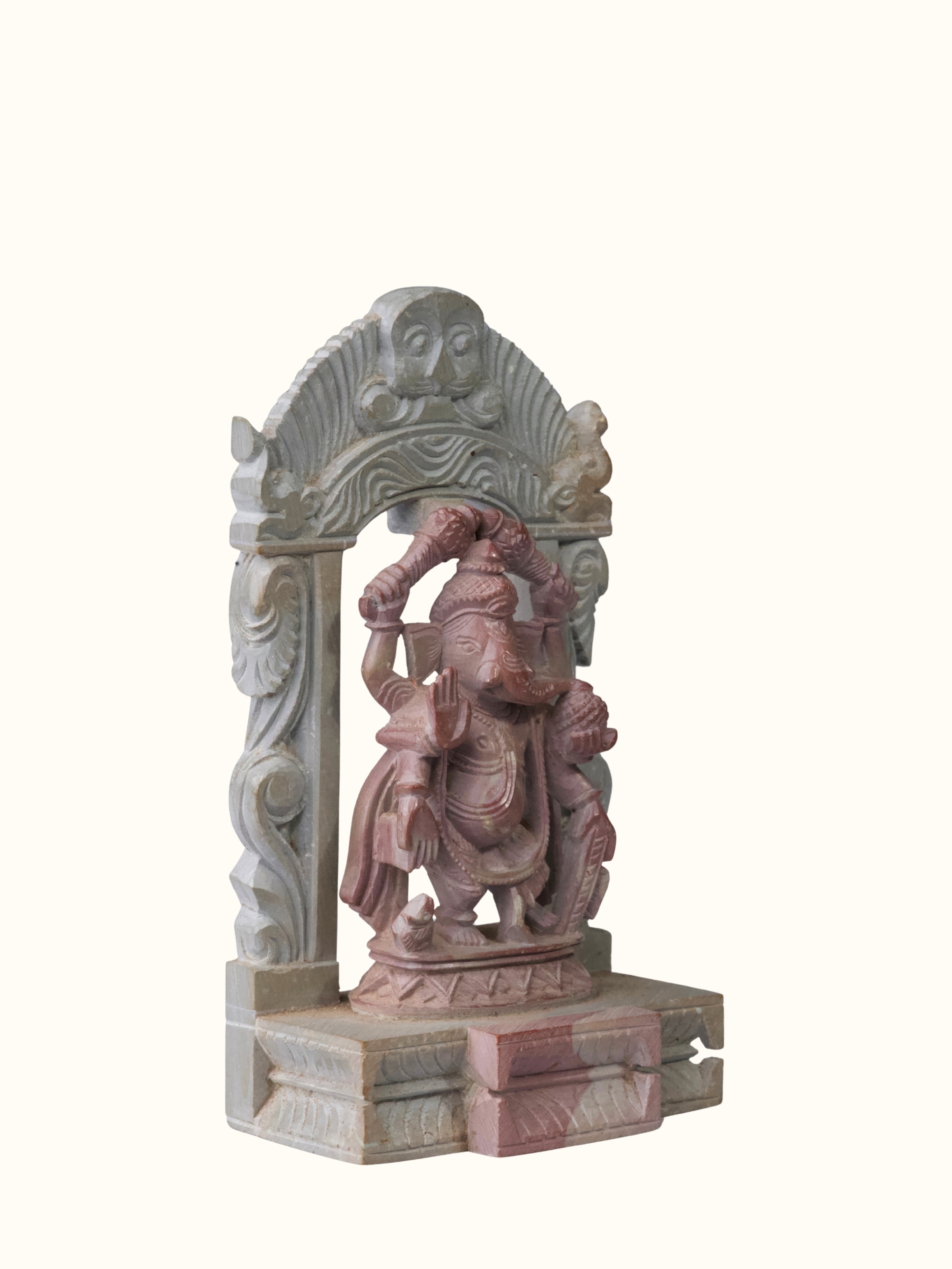 Stone Carved Ganesha Idol