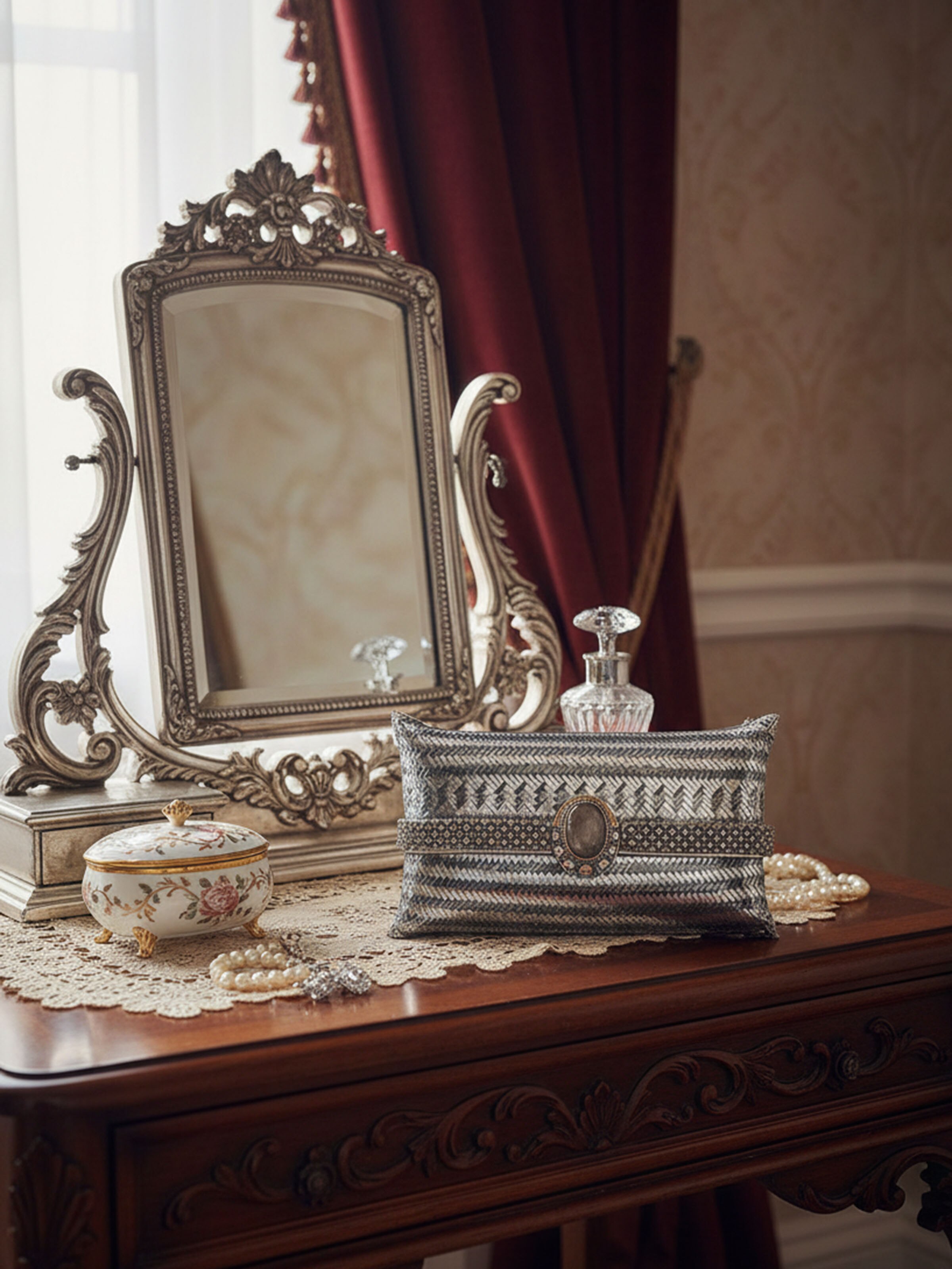 Lifestyle view of Silver Smithing Clutch