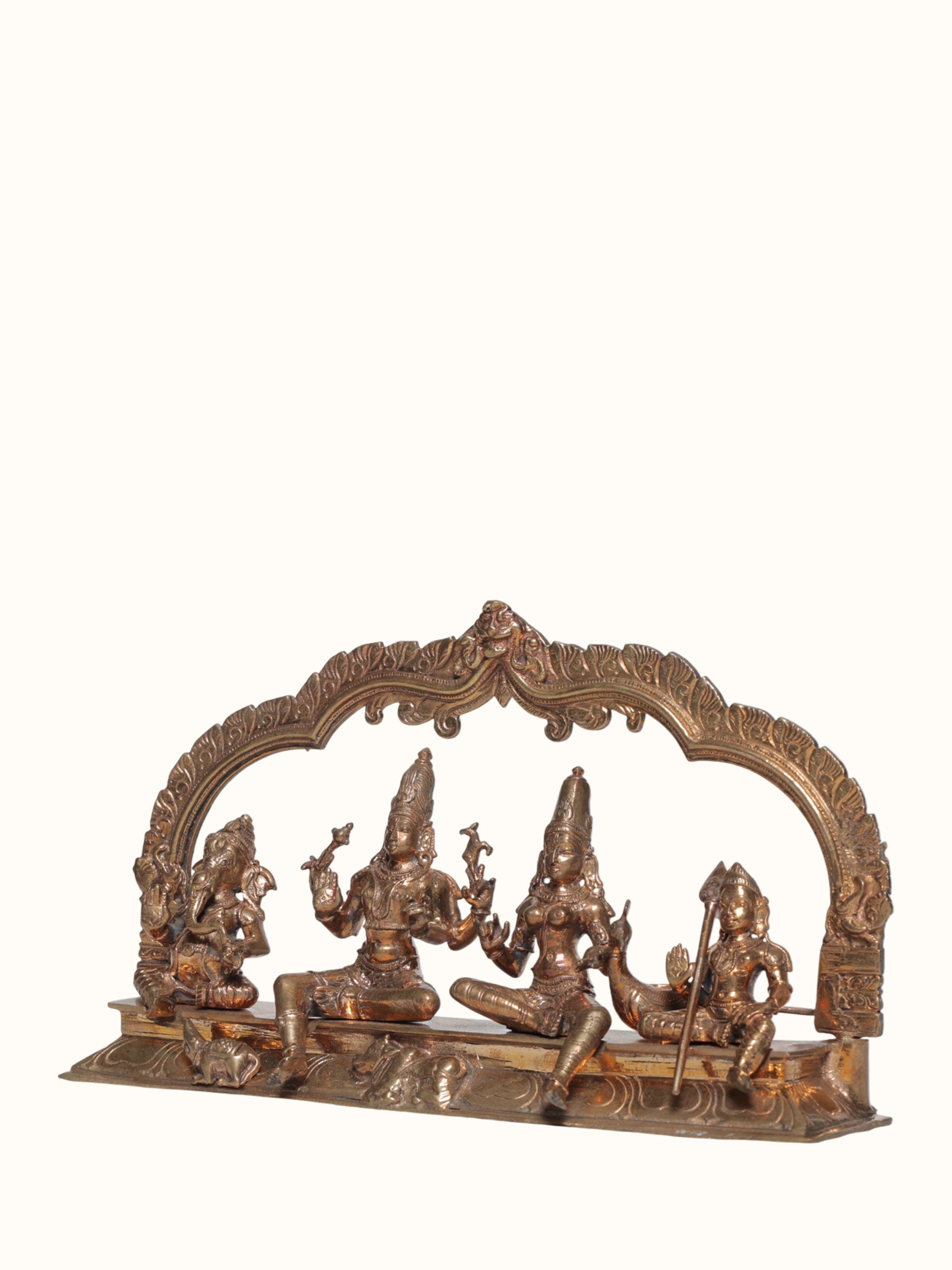 Bronze Cast Shiva Parivar Idol