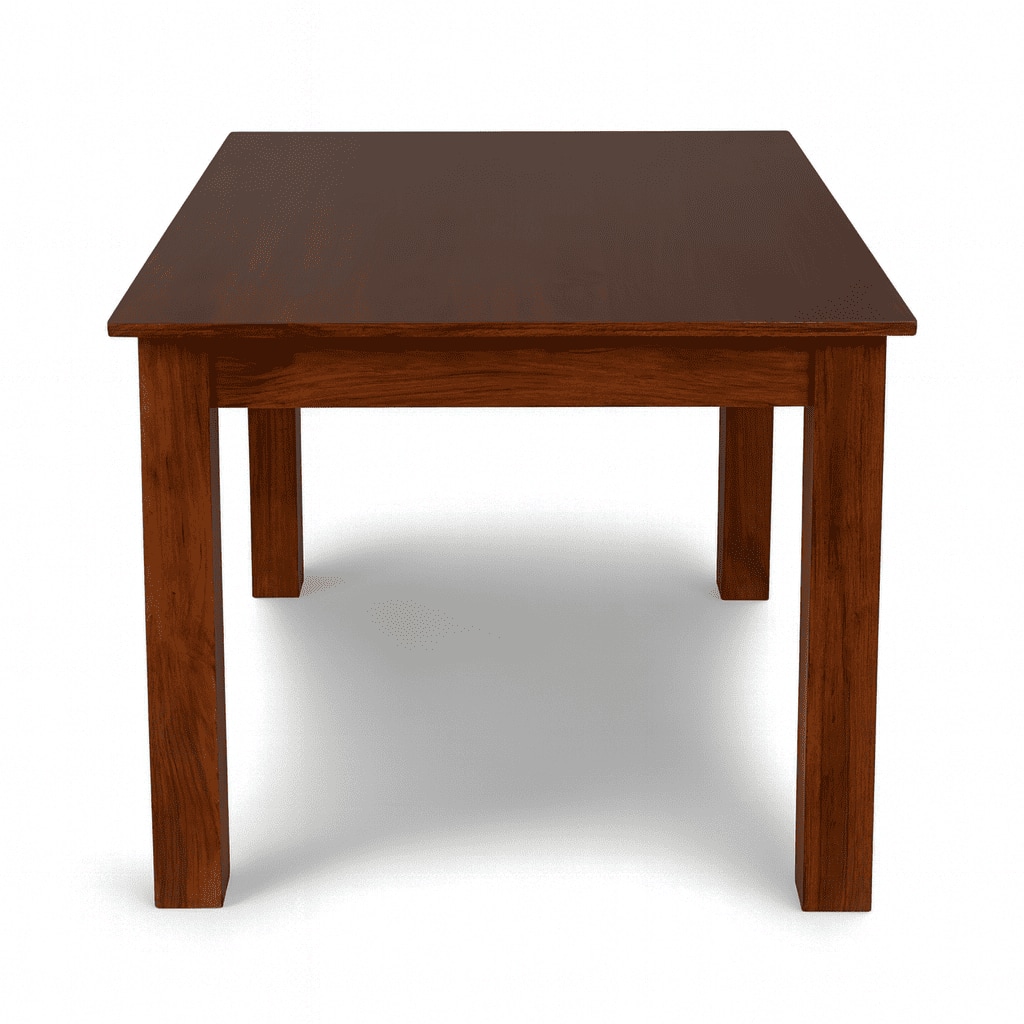 Globally Indian Sheesham Wood 4 Seater Dining Table Set With 4 Solid Wood Upholstered Chairs –  In Blue Color