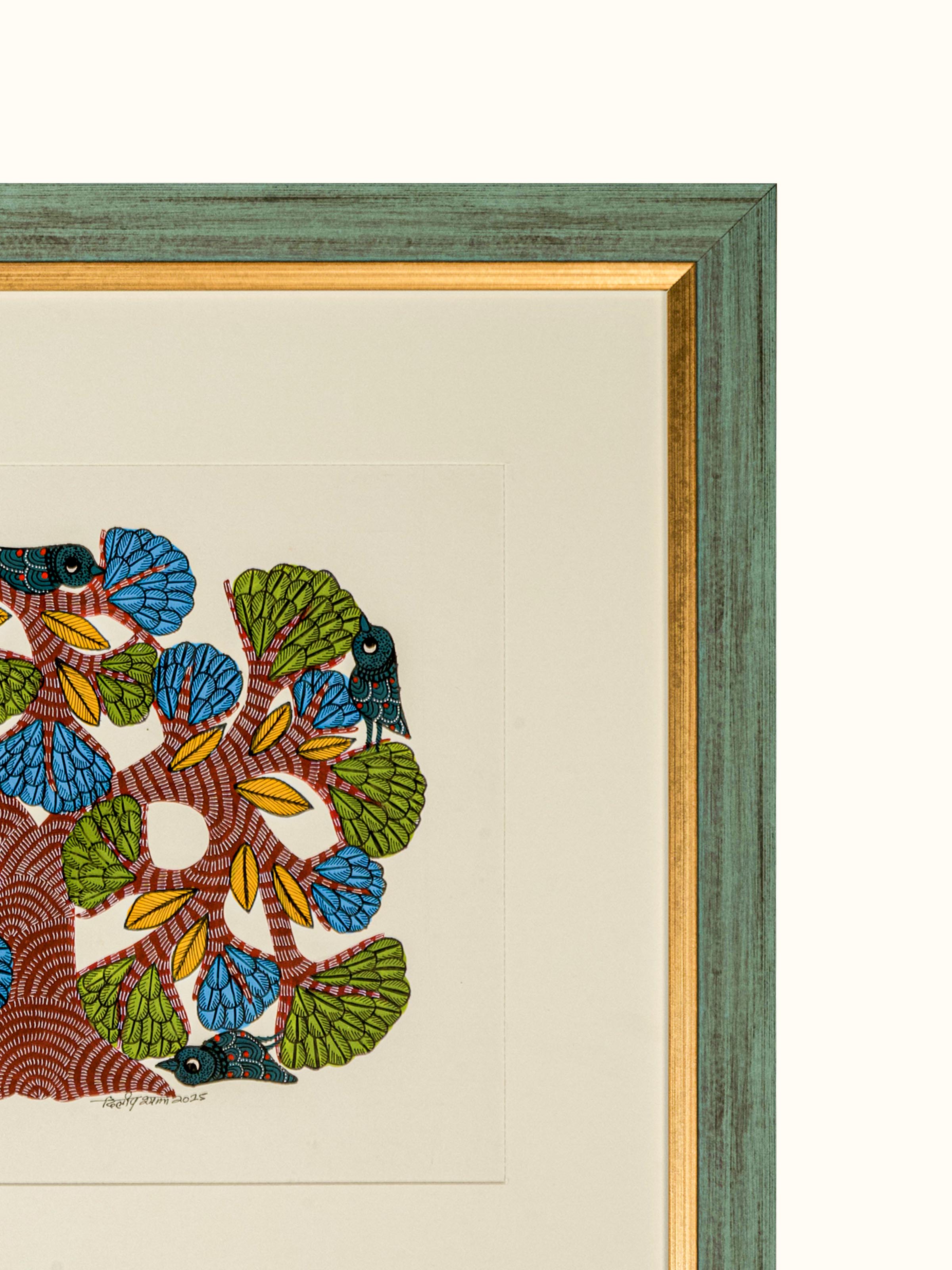Tree of Birds Gond Art