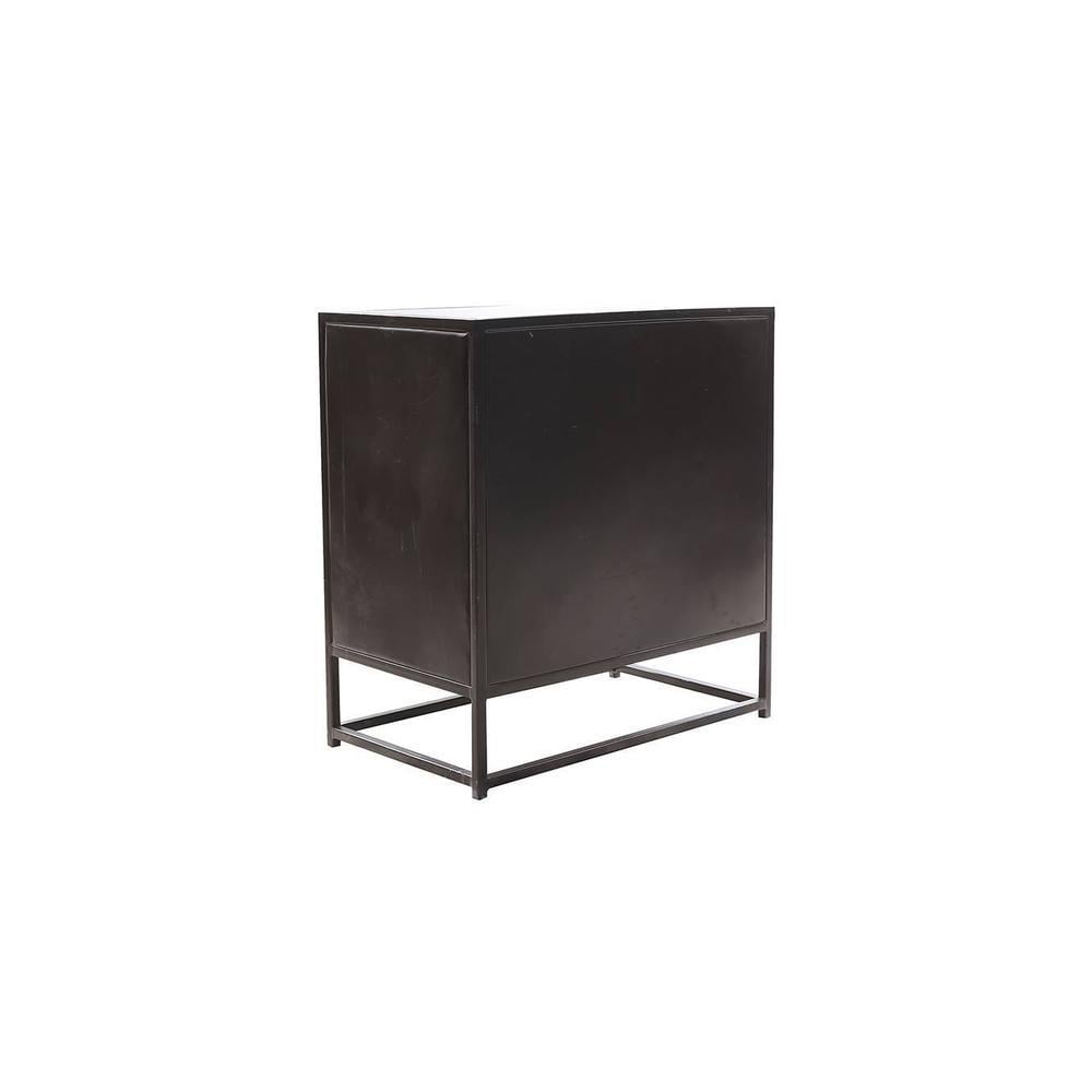 Naman Solid Wood Chest of 3 Drawers in Brown Finish