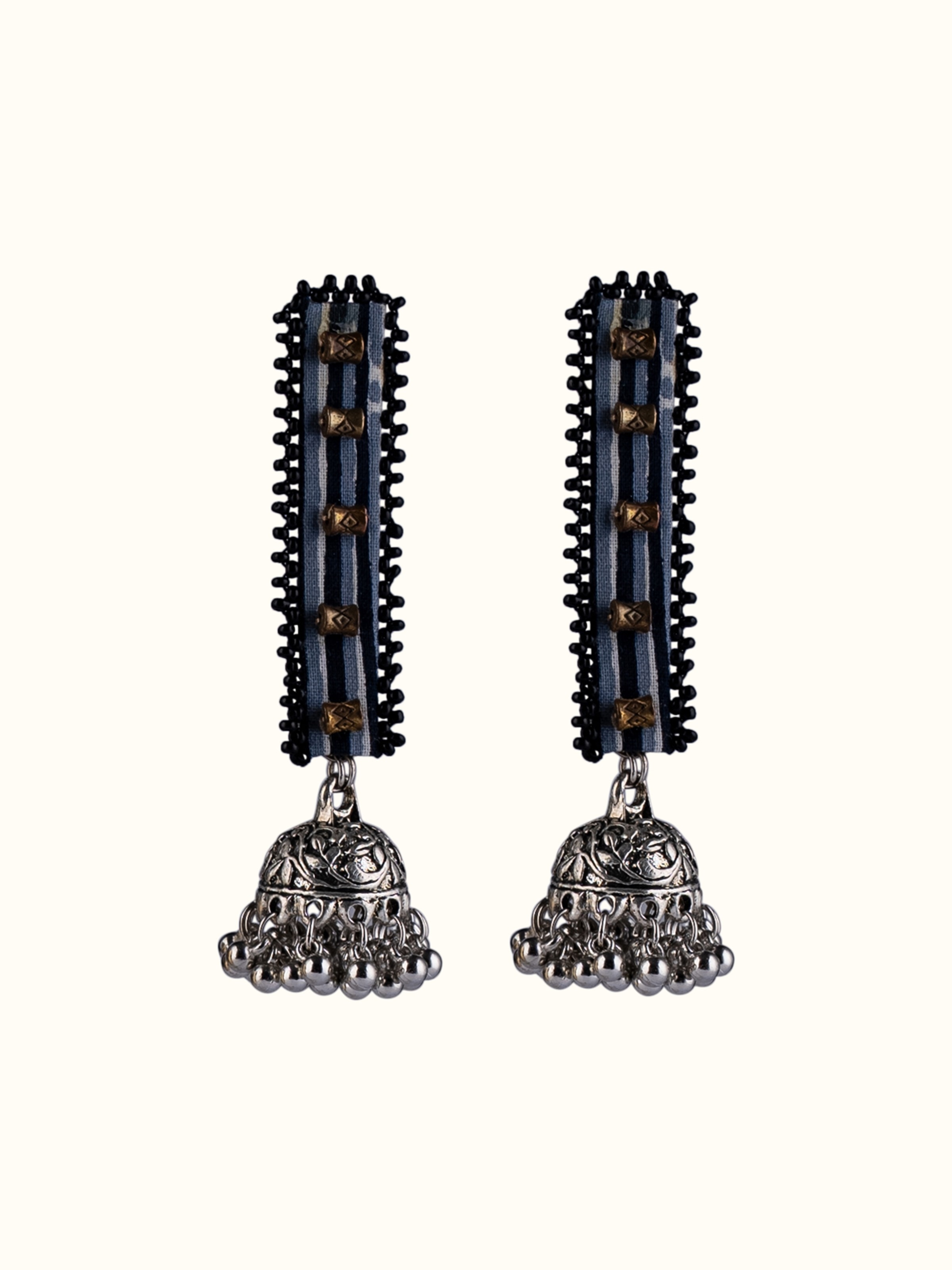 Ajrakh Drop Earrings