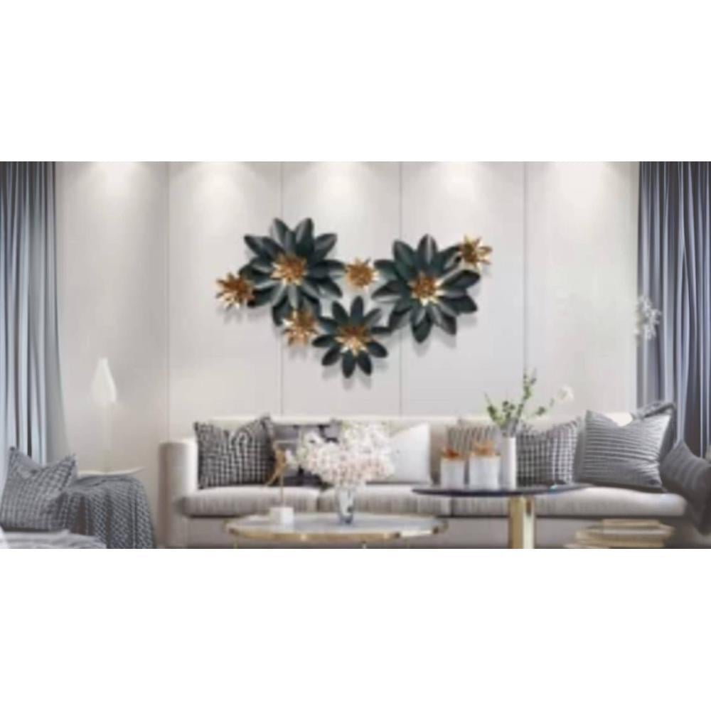 Lotus Flowers Wall Decor Metal Wall Art