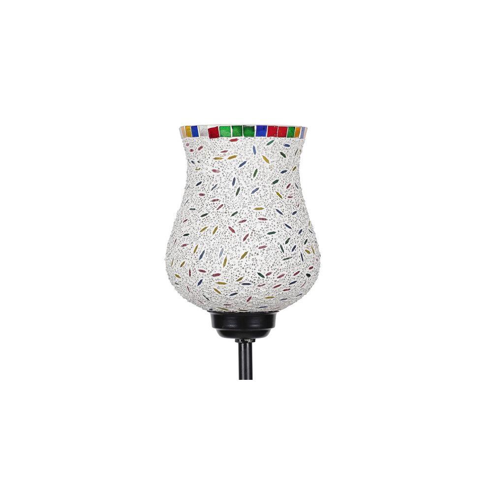 Mitchell Black Glass Shade Floor Lamp