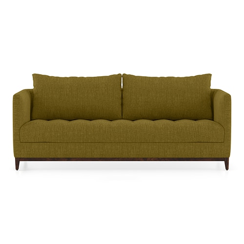 Florence Compact Sofa Set (Colour: Olive Green, Seater: 3+1+1)