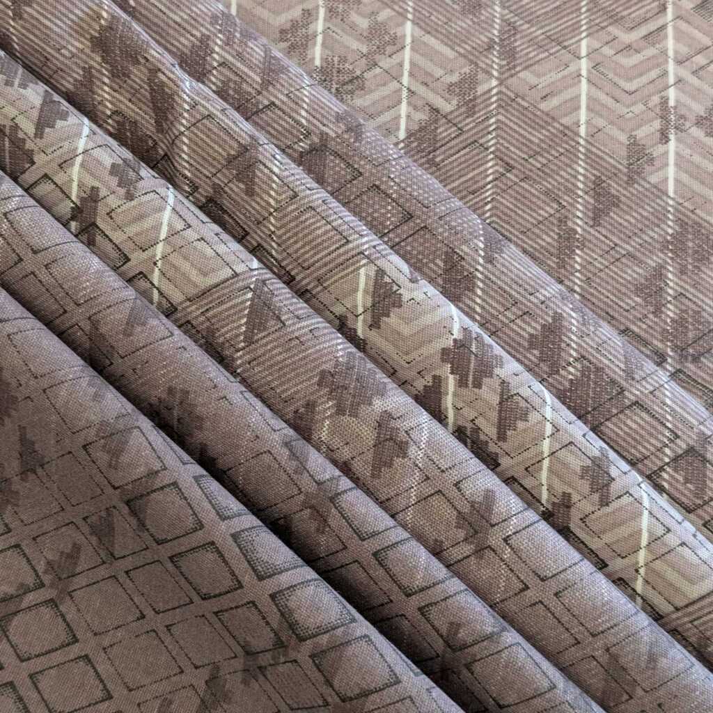 Multicolor Mulberry Shade Abstract 400 TC Cotton Flat Super King Size Bedsheet With 2 Pilllow Covers