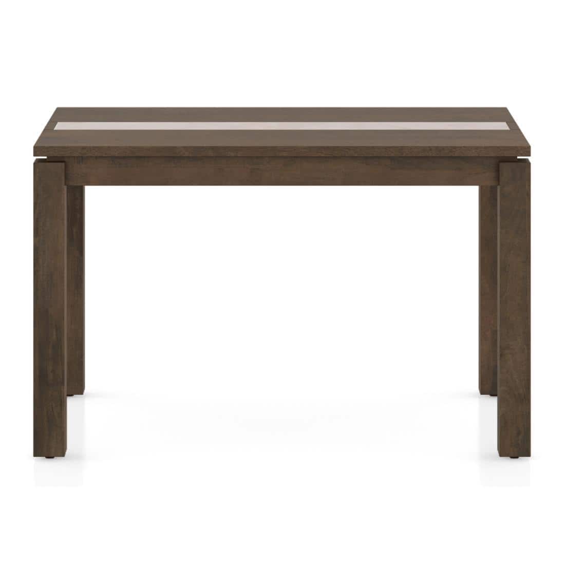 Atlas Crest Solid Wood 4 Seater Dining Table With Rickman Lounge Chairs