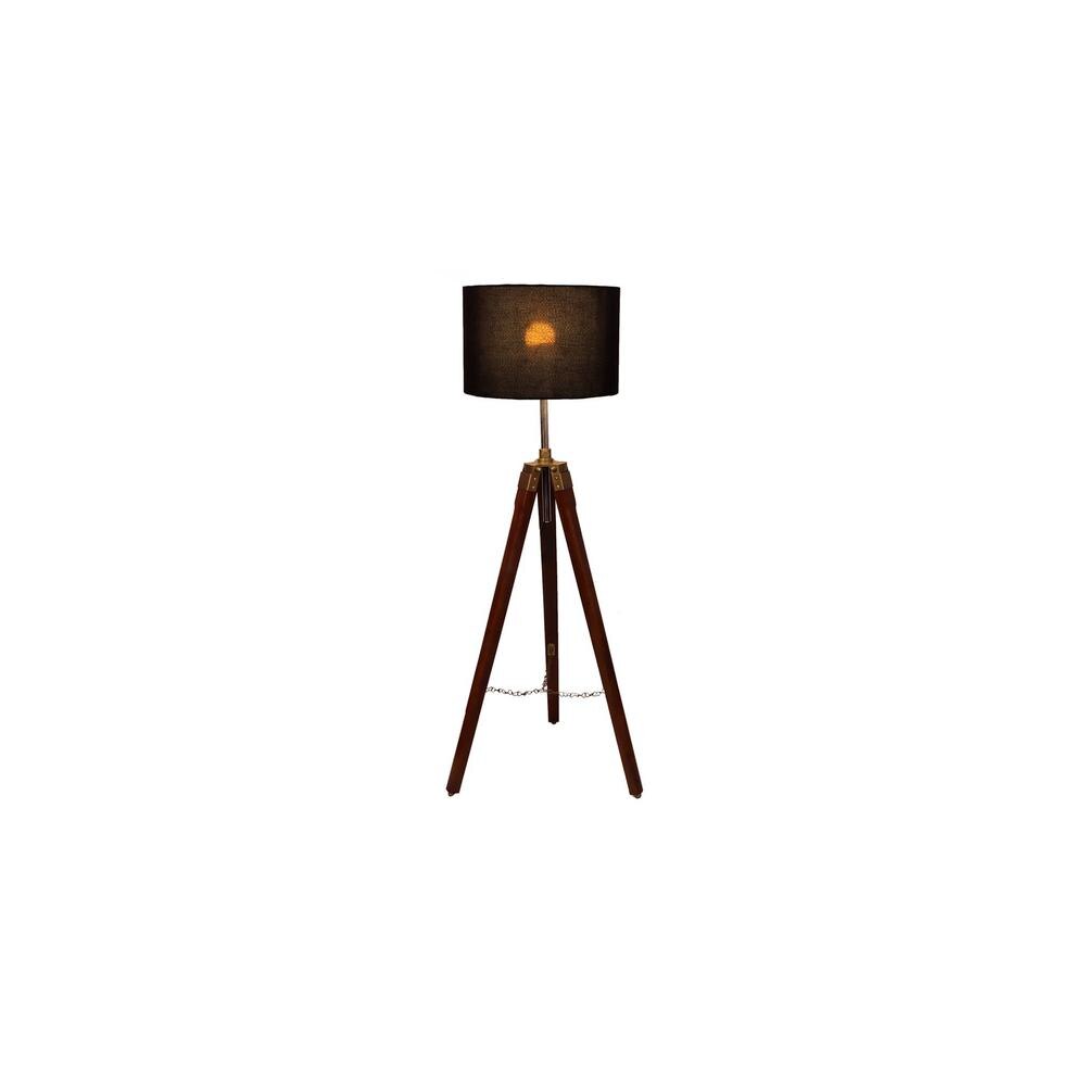 Senara Solid Wood Floor Lamp