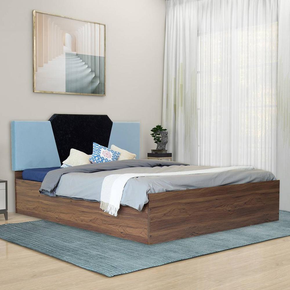 Nadi Bed With Premium Leatherette Fabric And Box Storage Queen Bed