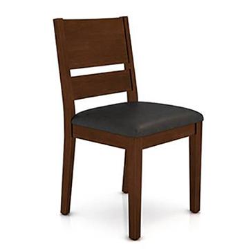Cabalo Solid Wood Dining Chair Set Of 2 In Dark Walnut Finish