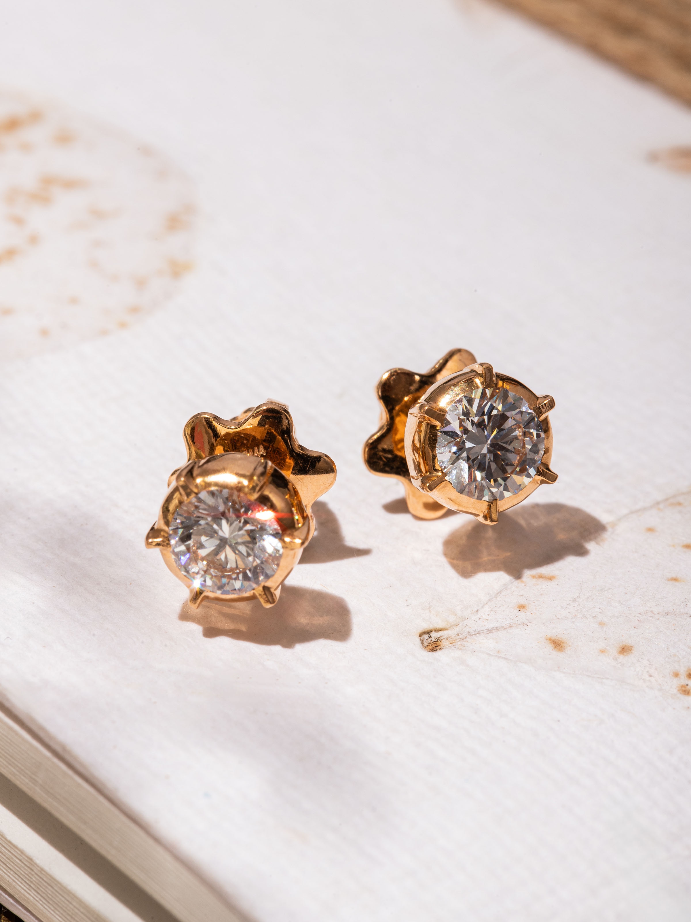 Detailed close-up focusing on the secure clasp and the craftsmanship of the 22 Karat gold