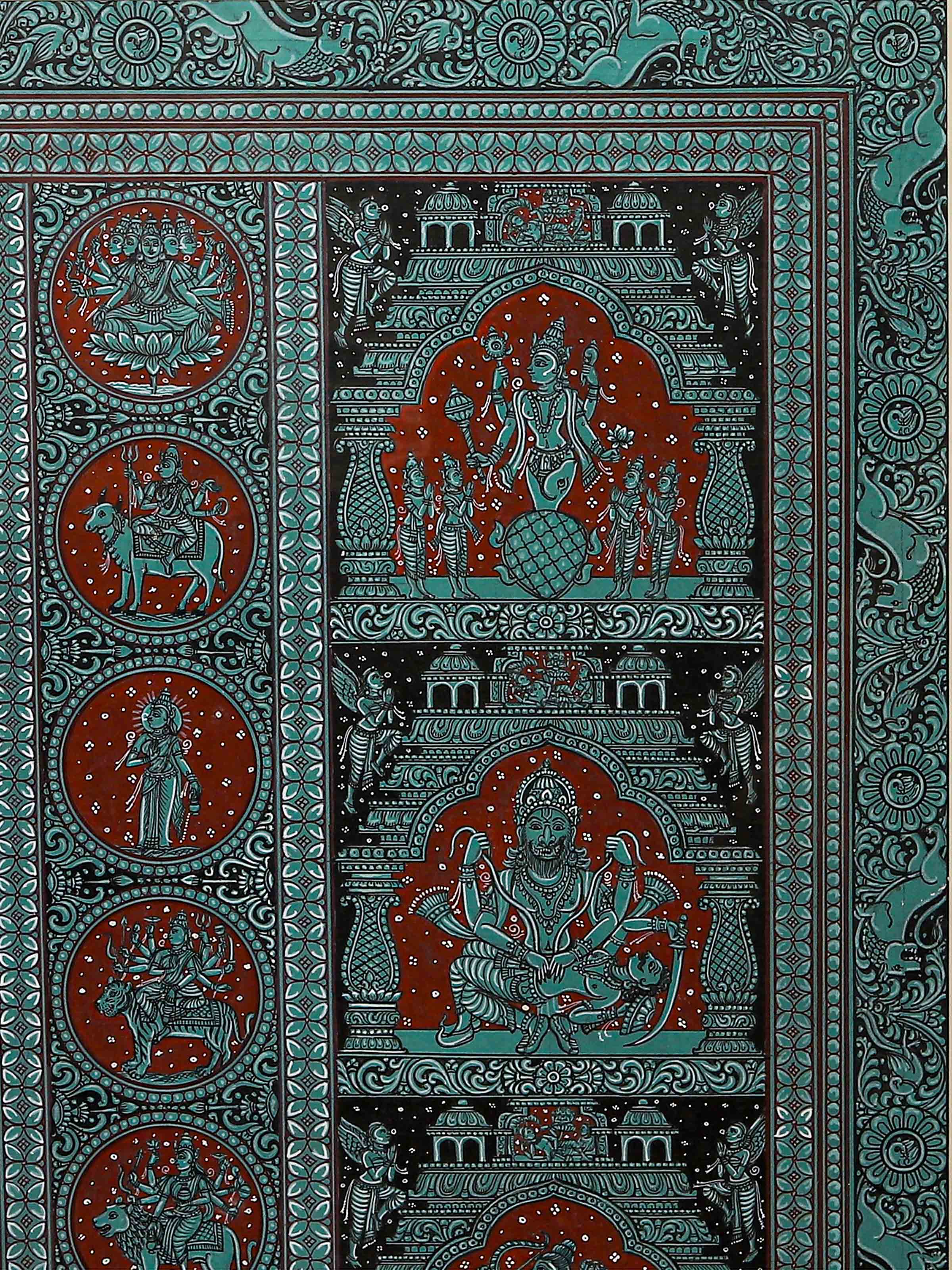 Swastika Patachitra Painting