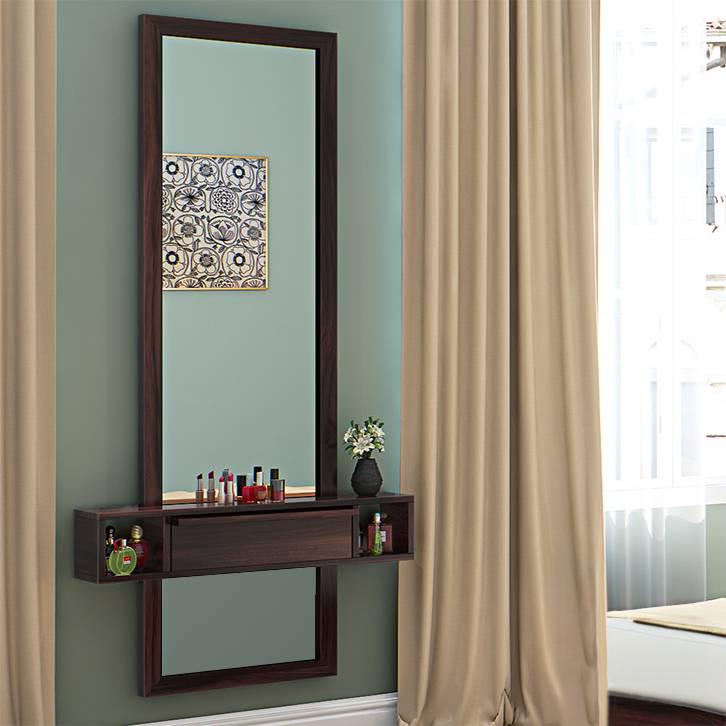 Ohio Solid Wood Dressing Table in Mahogany Finish