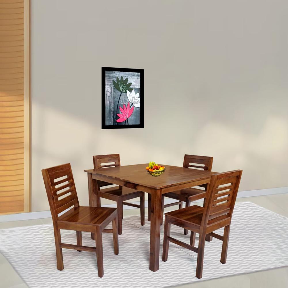 amiest solid wood  4 seater Dining table in  Provincial Teak