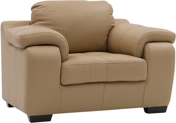 Trissino 1 Seater Leather Sofa in Camel Colour
