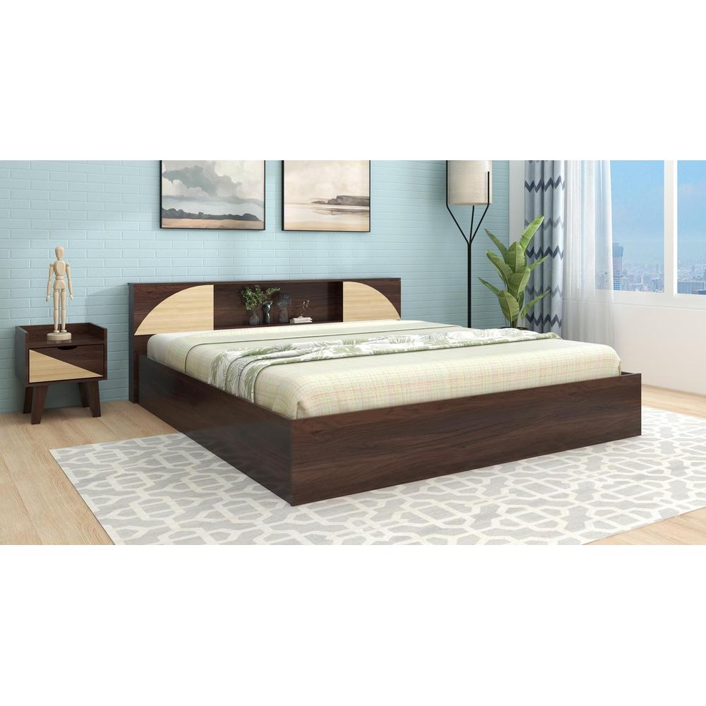 Vida King Bed Walnut