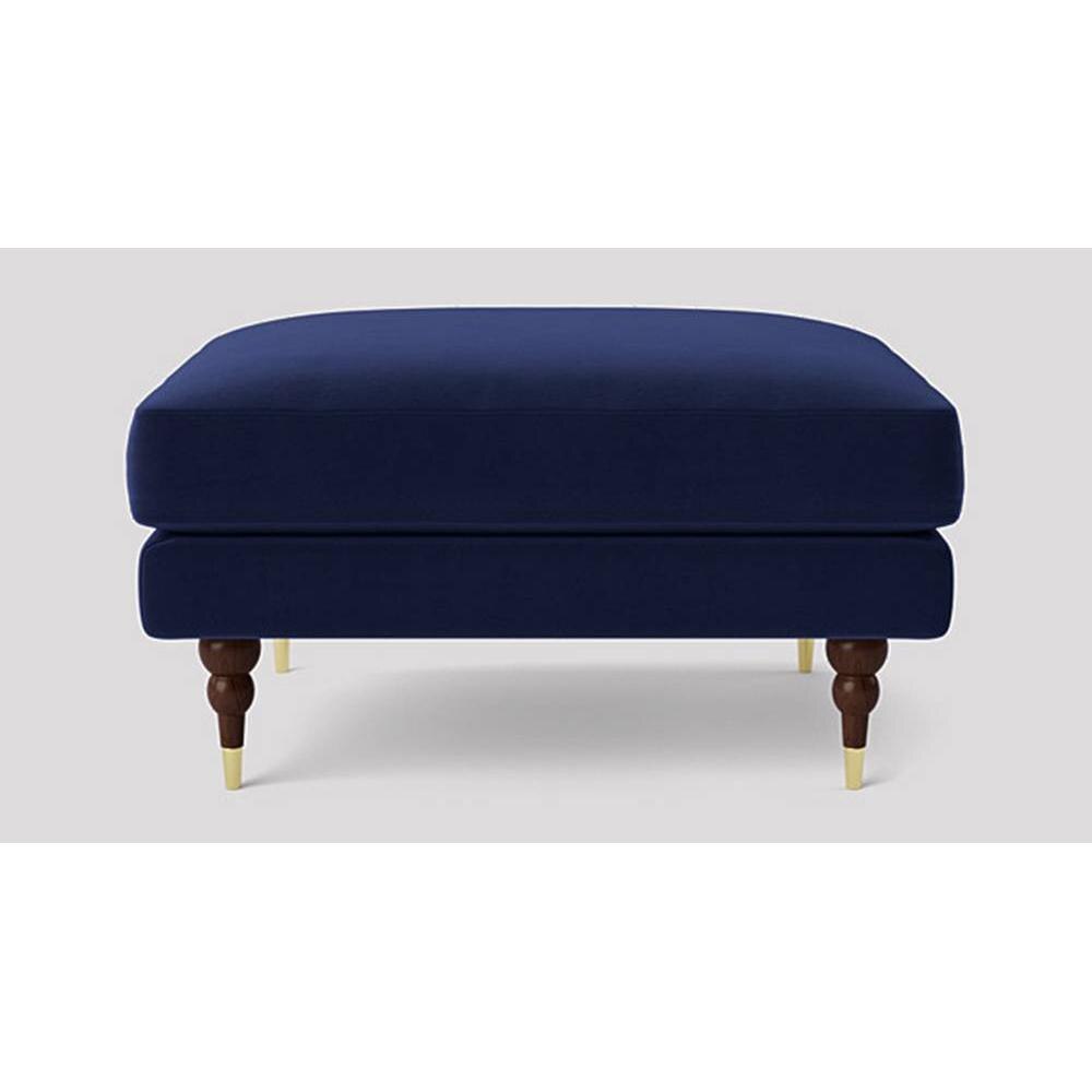 Charlbury Ottoman Color in Navy Blue