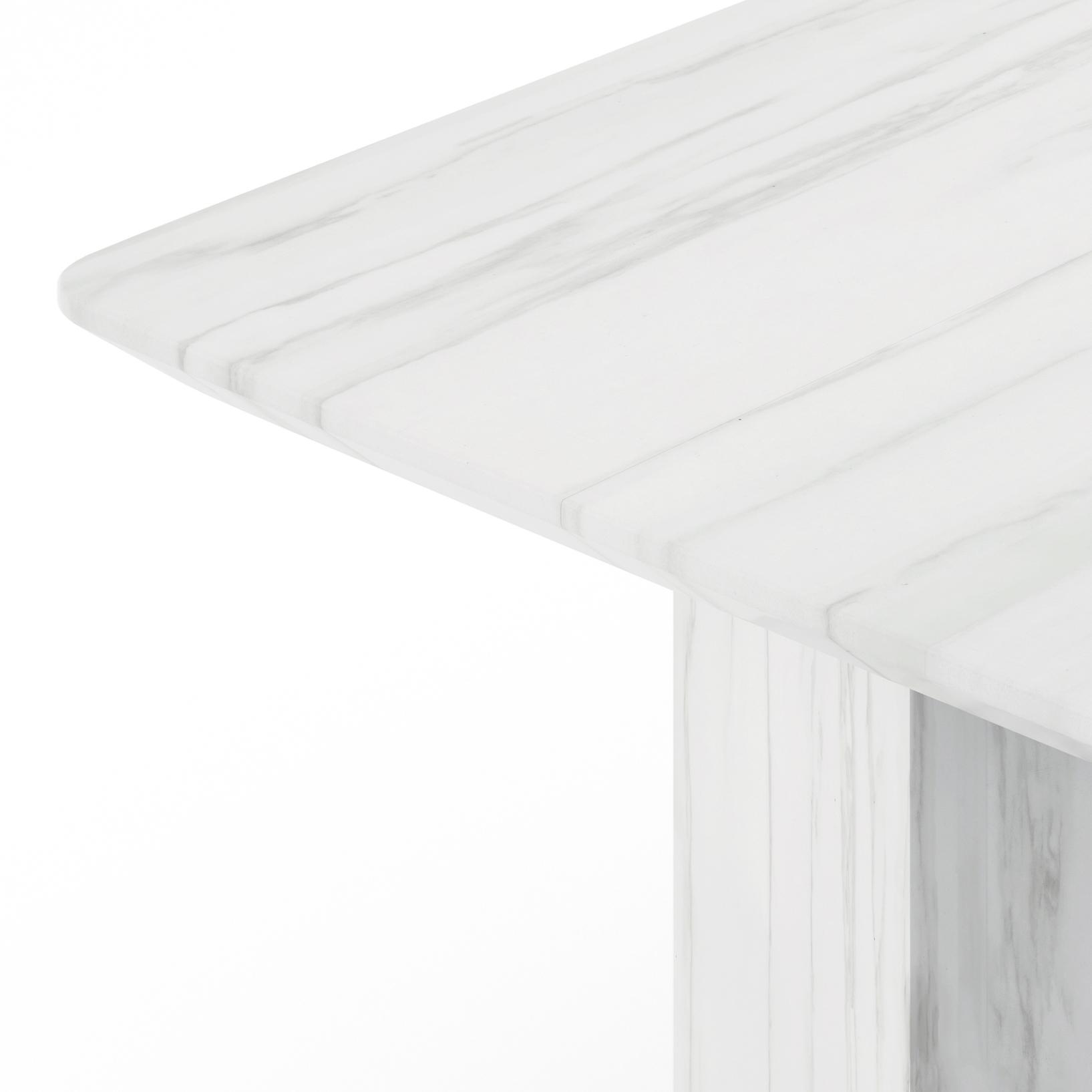 Nova Faux Marble 6 Seater Dining Table With Set Of 6 Ingrid Dining Chairs