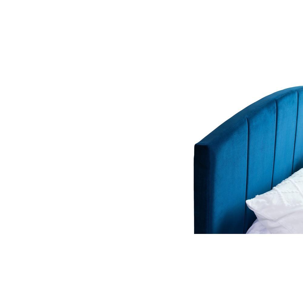 Satya Engineered Wood Queen Size Bed In White Finish