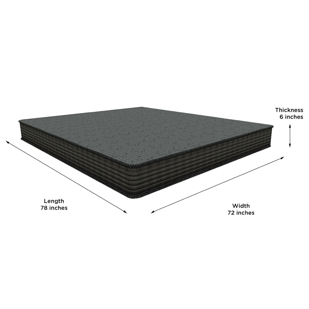 Ortho Active Orthopedic Coir Memory Foam Mattress (78 x 48 in, 6 Inches)