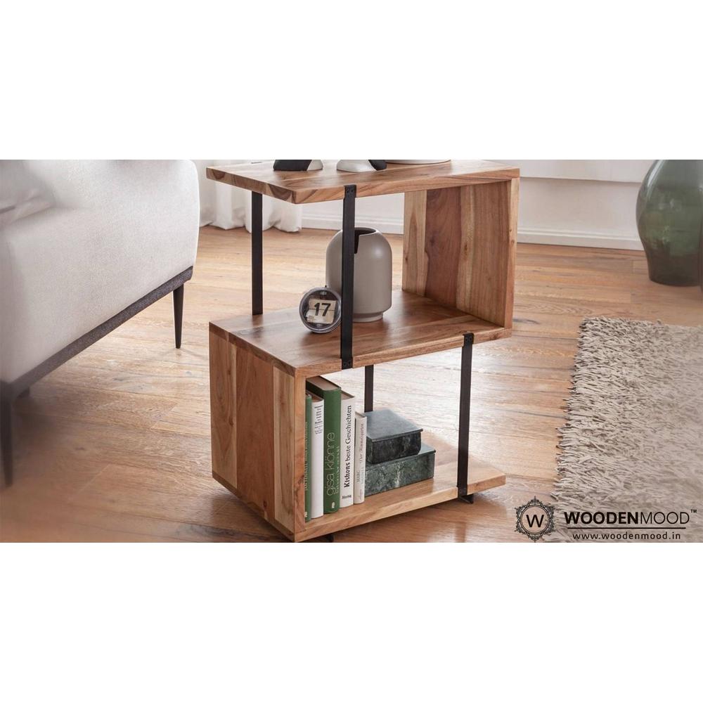 Garrick Solid Wood Side Table