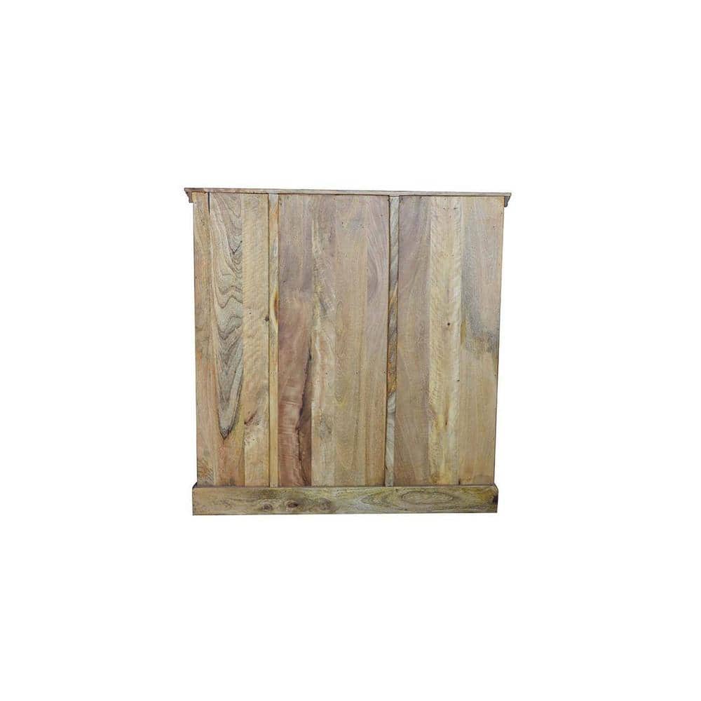 Casventa Solid Wood Bookshelf In Red Wine Finish