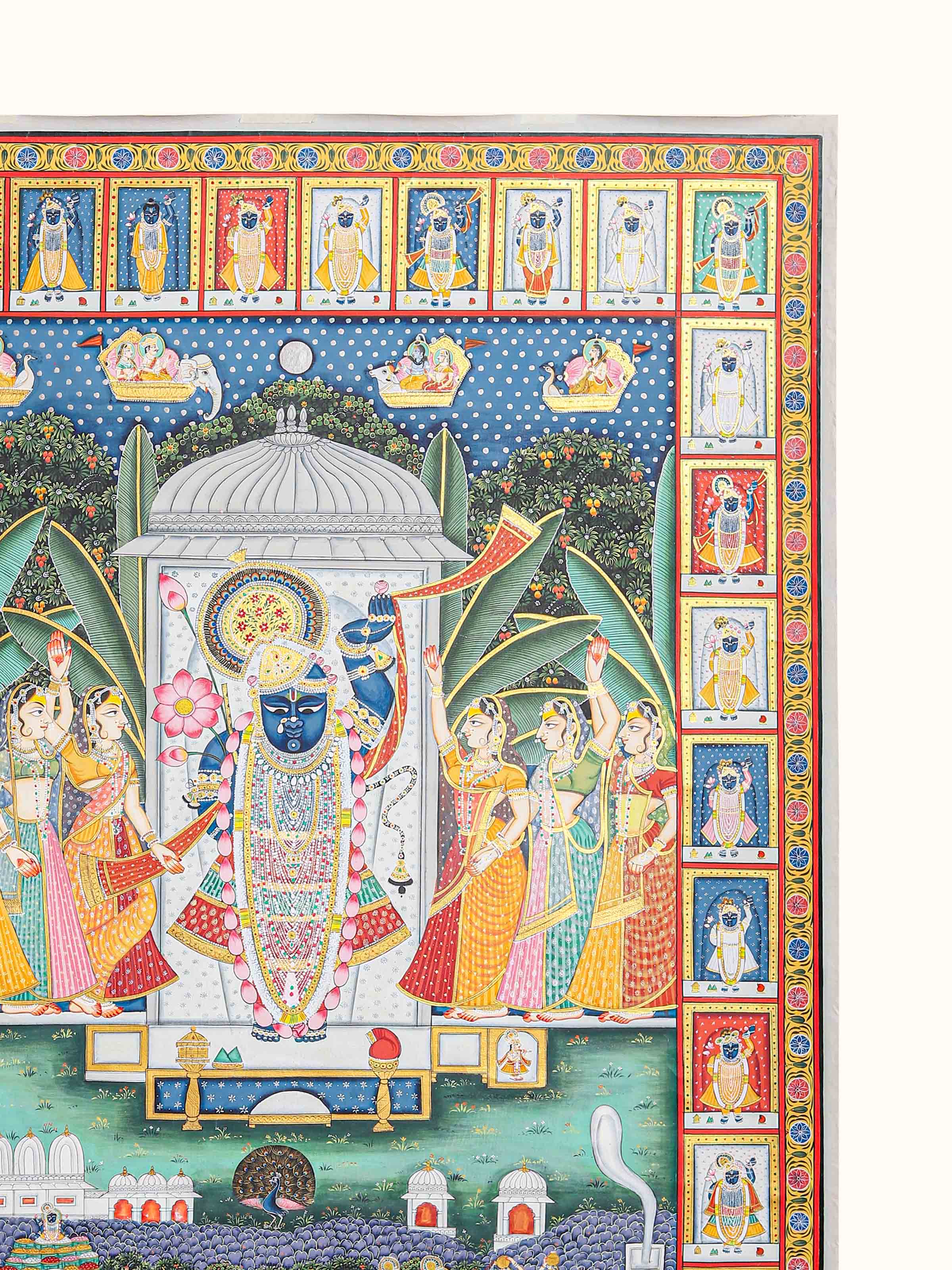 Satrunjay Pat Pichwai Painting