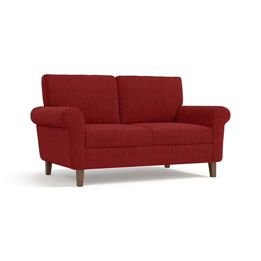 Oxford 2 Seater Fabric Sofa in Salsa Red Colour-image-48