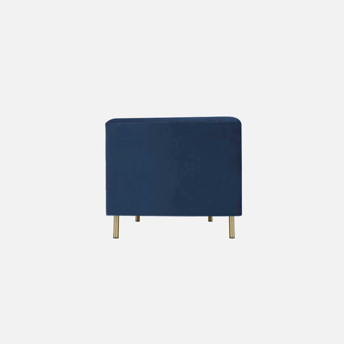 Caraven Fabric Sofa (Navy Blue)