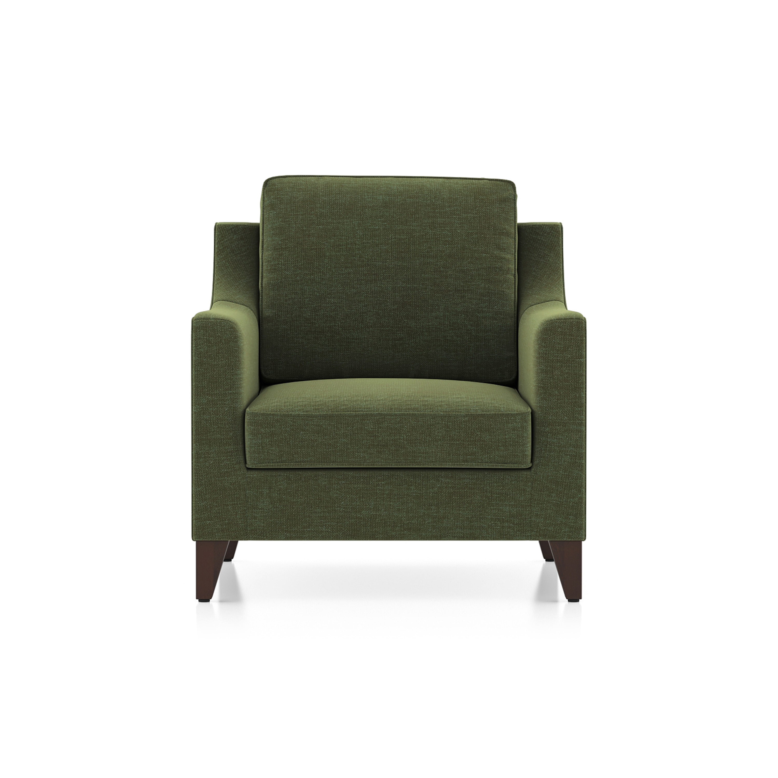 Abbey Sofa (Colour : Moss Green, Cushion : Hard, Seating Capacity : 1 Seater)